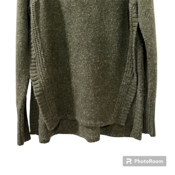 American Eagle Outfitters Olive Green Turtleneck Sweater - Picture 2 of 14